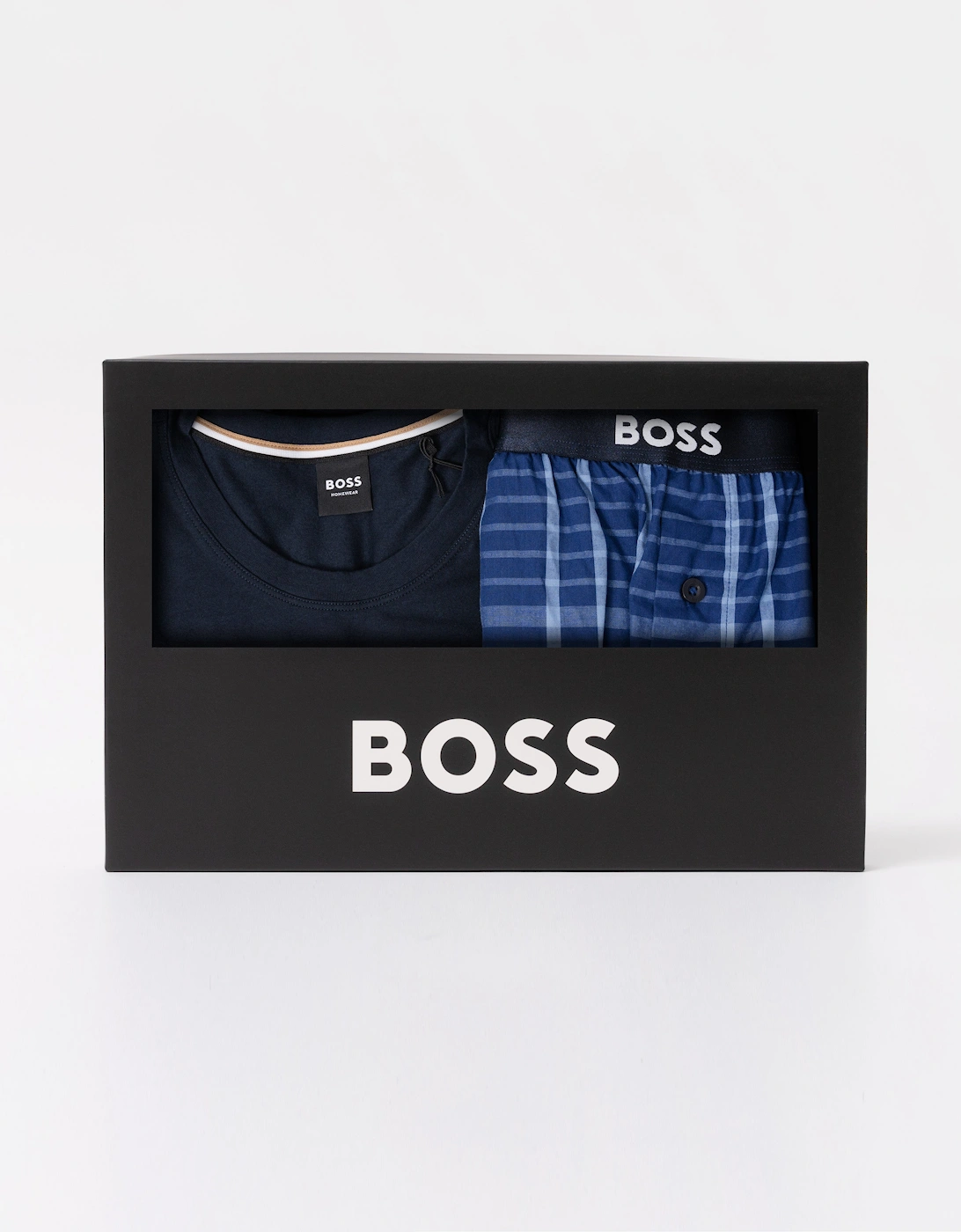 BOSS Orange Easy Mens Pyjama Set - Medium Blue 423, 4 of 3