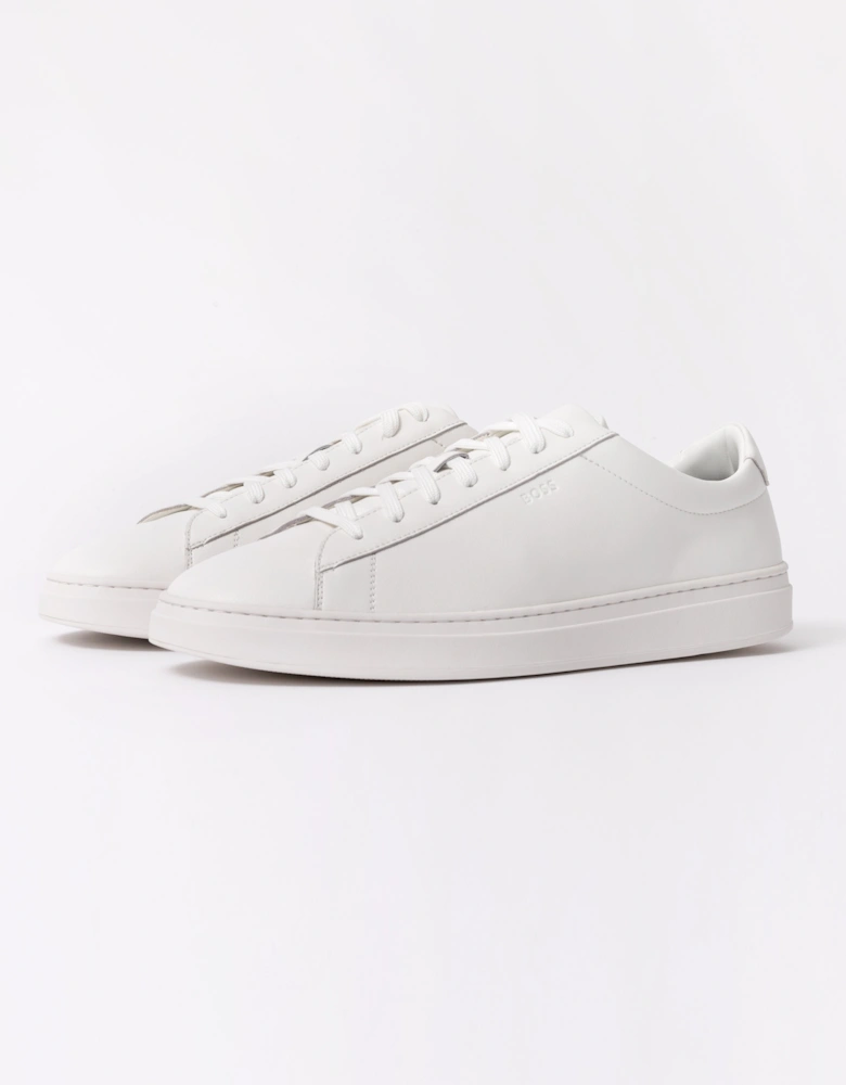 BOSS Orange Mens Kieran Tennis Trainers - White 100