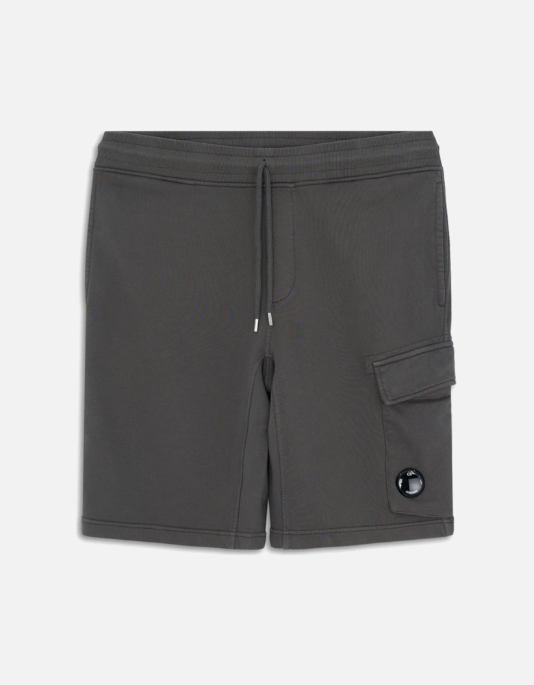 DIAGONAL FLEECE SHORTS