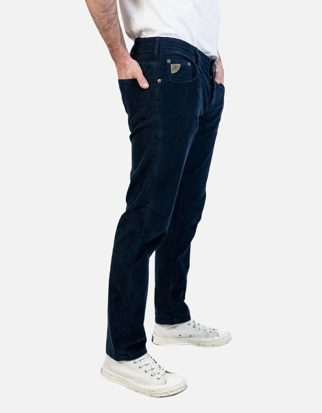Sierra Cord Navy Tapered Fit