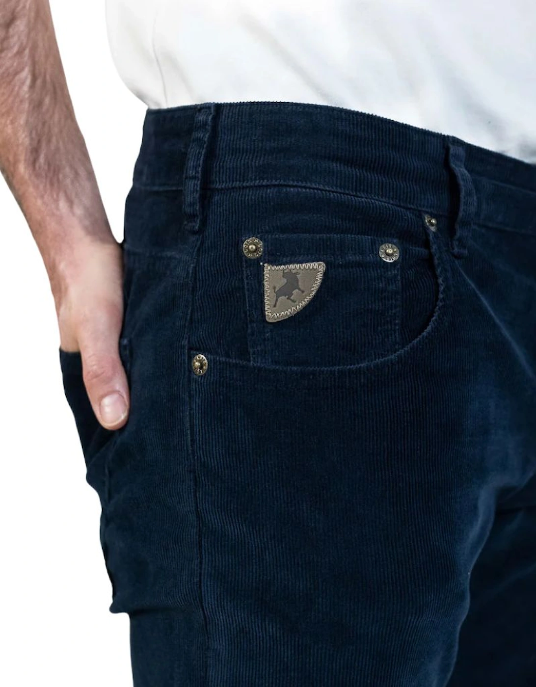 Sierra Cord Navy Tapered Fit