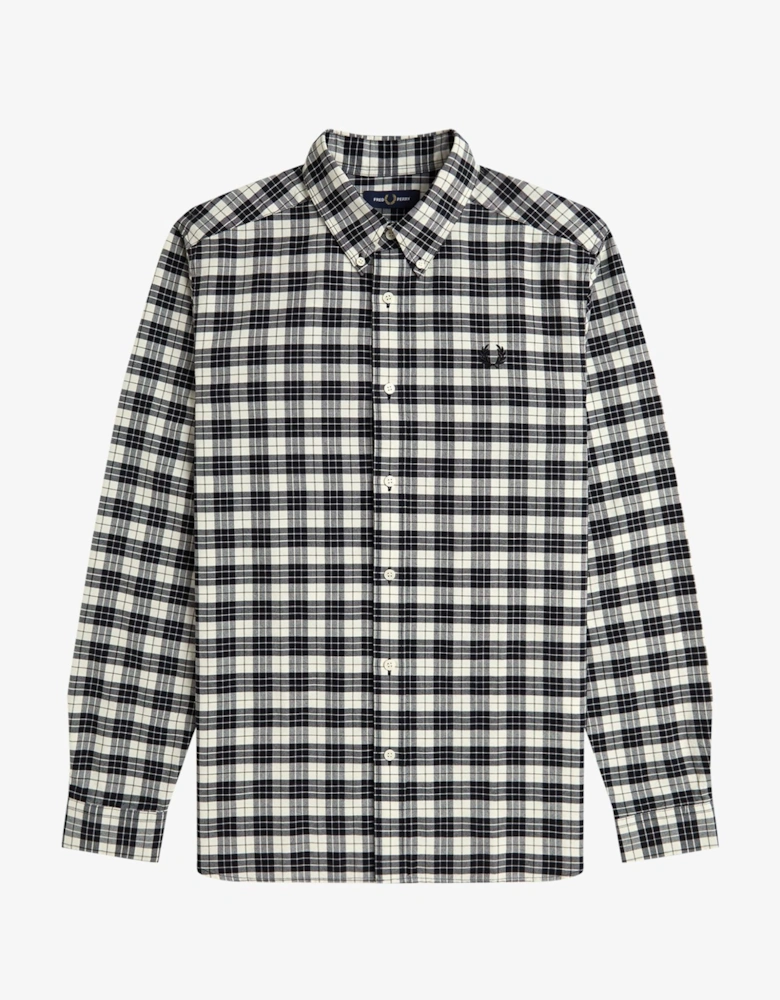 M1743 Tartan Oxford Shirt - Ecru