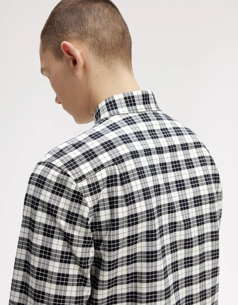 M1743 Tartan Oxford Shirt - Ecru