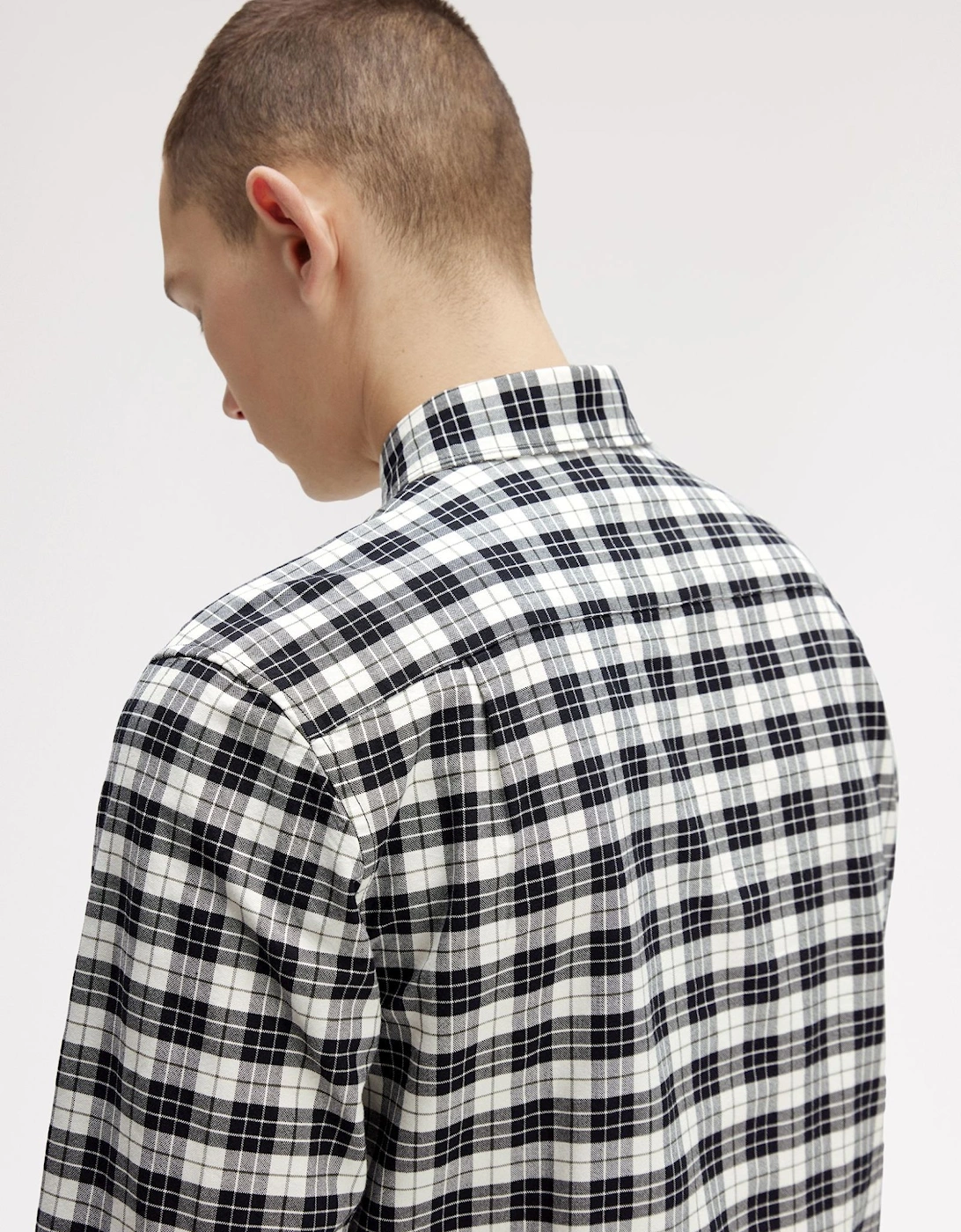 M1743 Tartan Oxford Shirt - Ecru