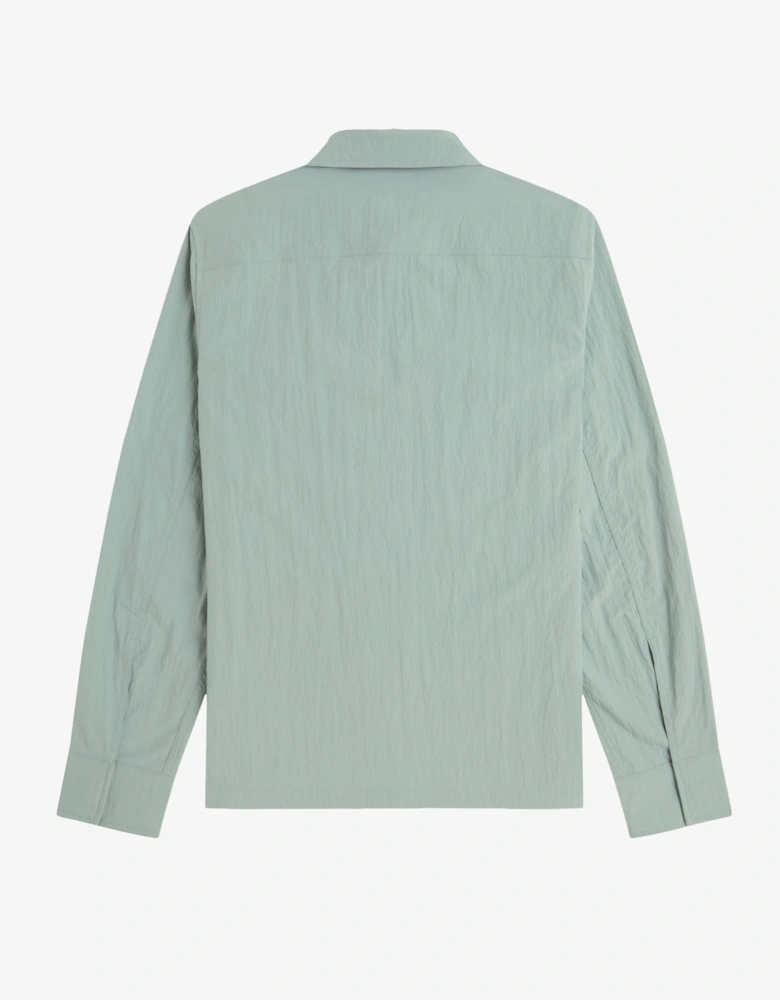 M5684 Zip Through Overshirt - Bayleaf