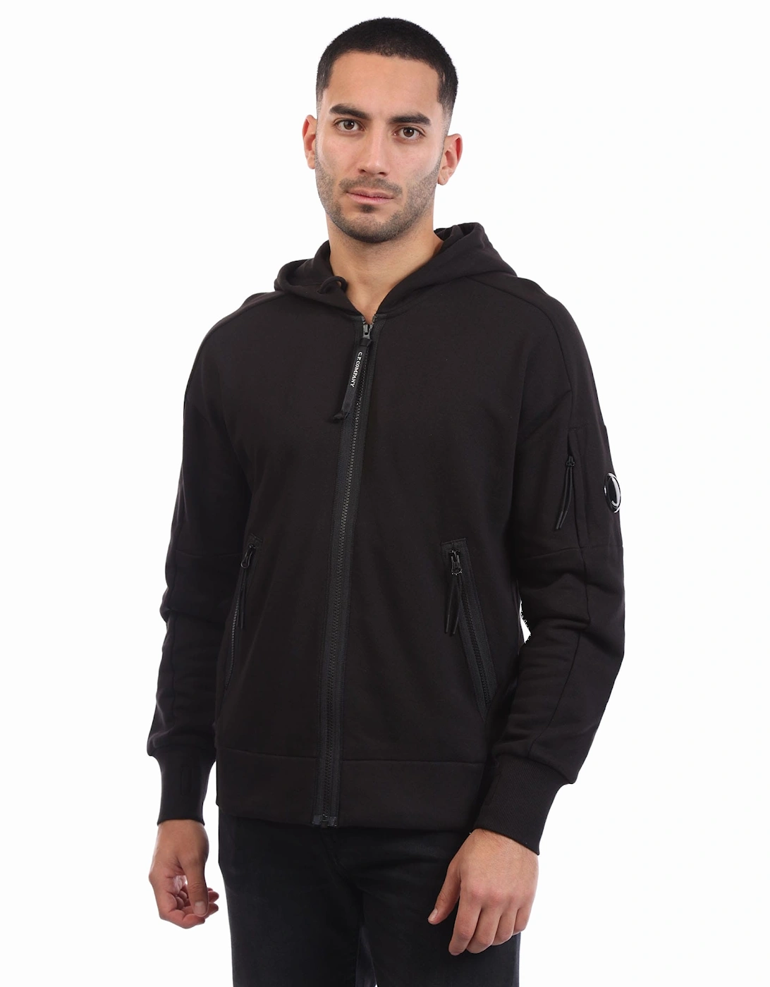 Diagonal Raised Fleece Lens Hoodie, 5 of 4