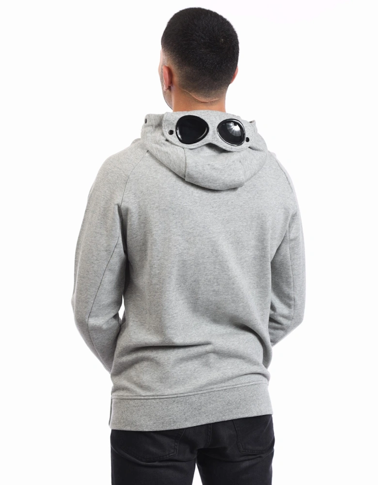Diagonal Raised Fleece Goggle Hoodie