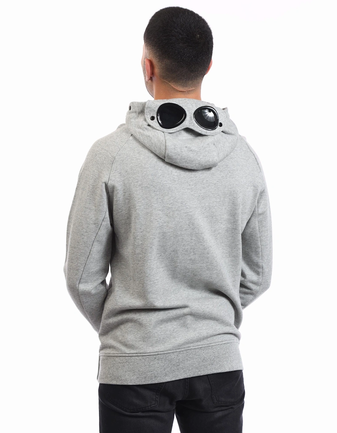 Diagonal Raised Fleece Goggle Hoodie