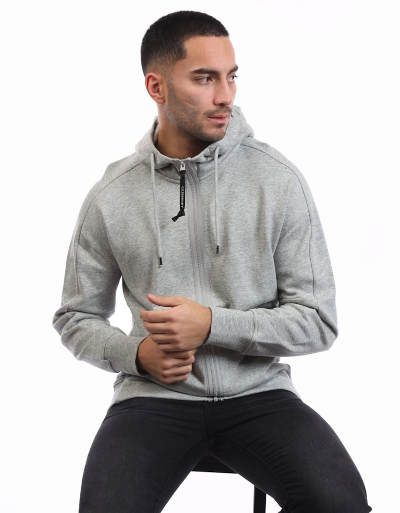 Diagonal Raised Fleece Goggle Hoodie