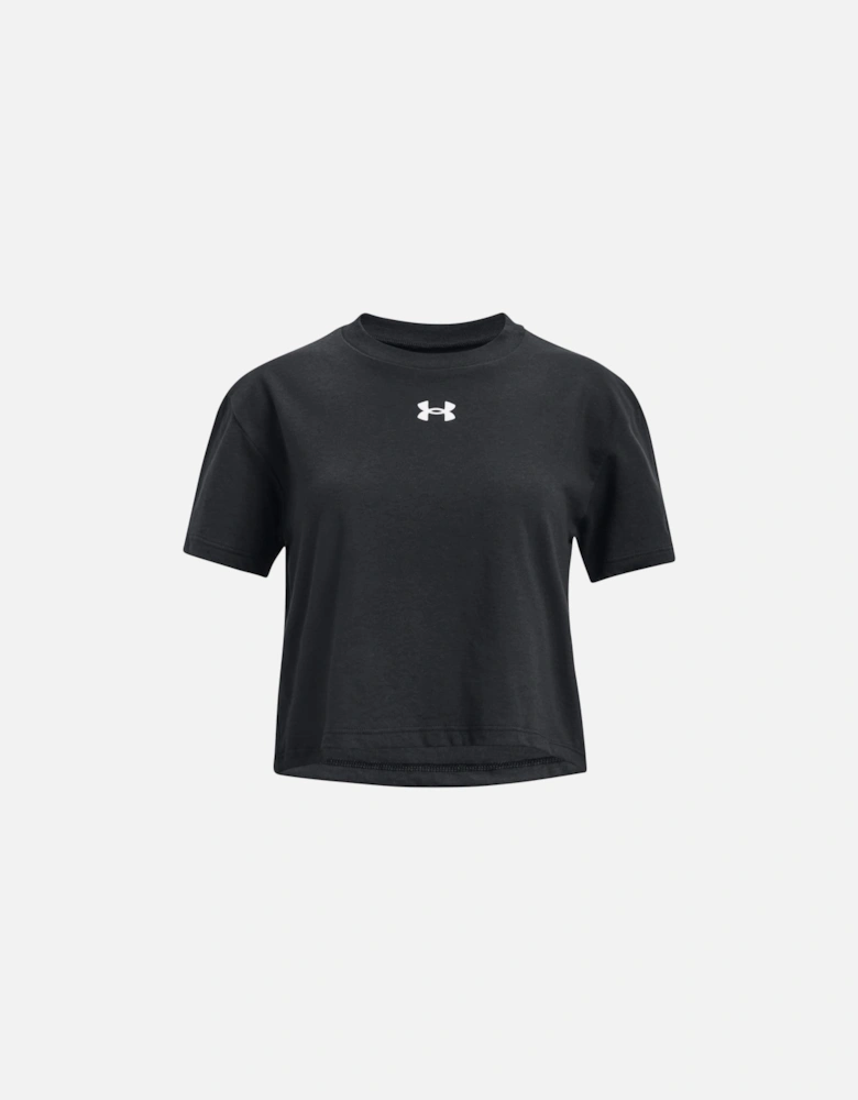Juniors Crop Sportstyle Logo T-Shirt
