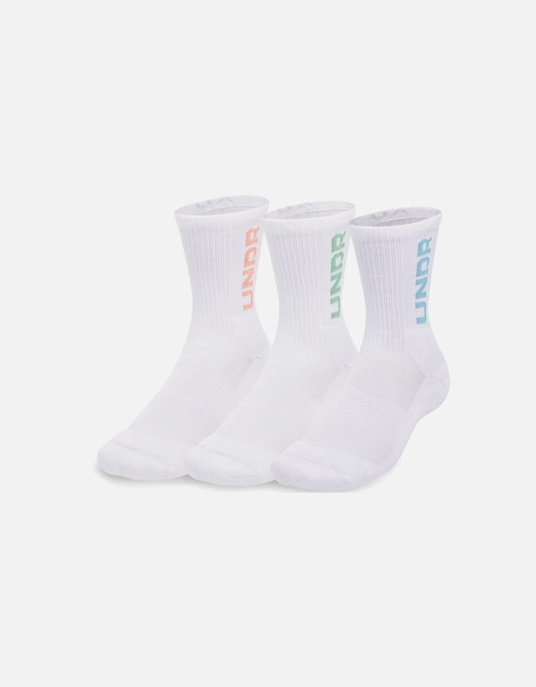 3-Pack Mid Crew Socks