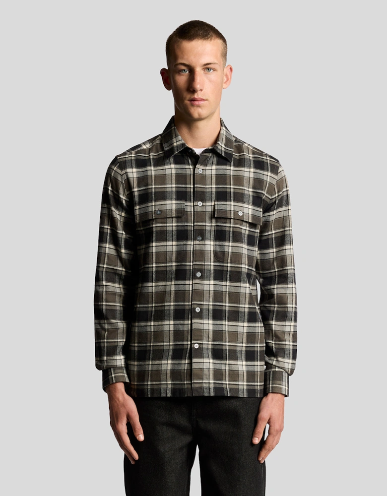 Brushed Cotton Check Shirt