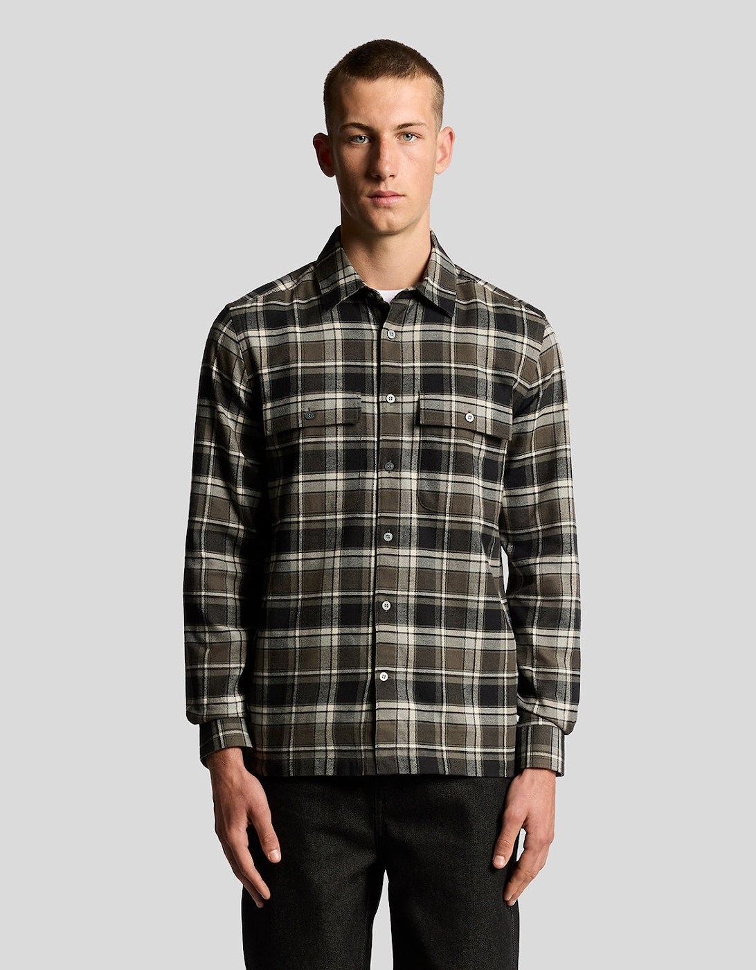 Brushed Cotton Check Shirt, 2 of 1