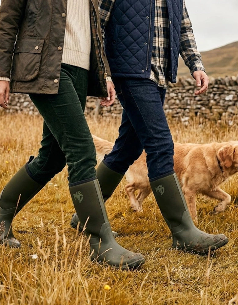 RUTLAND TALL Neoprene Wellies Olive