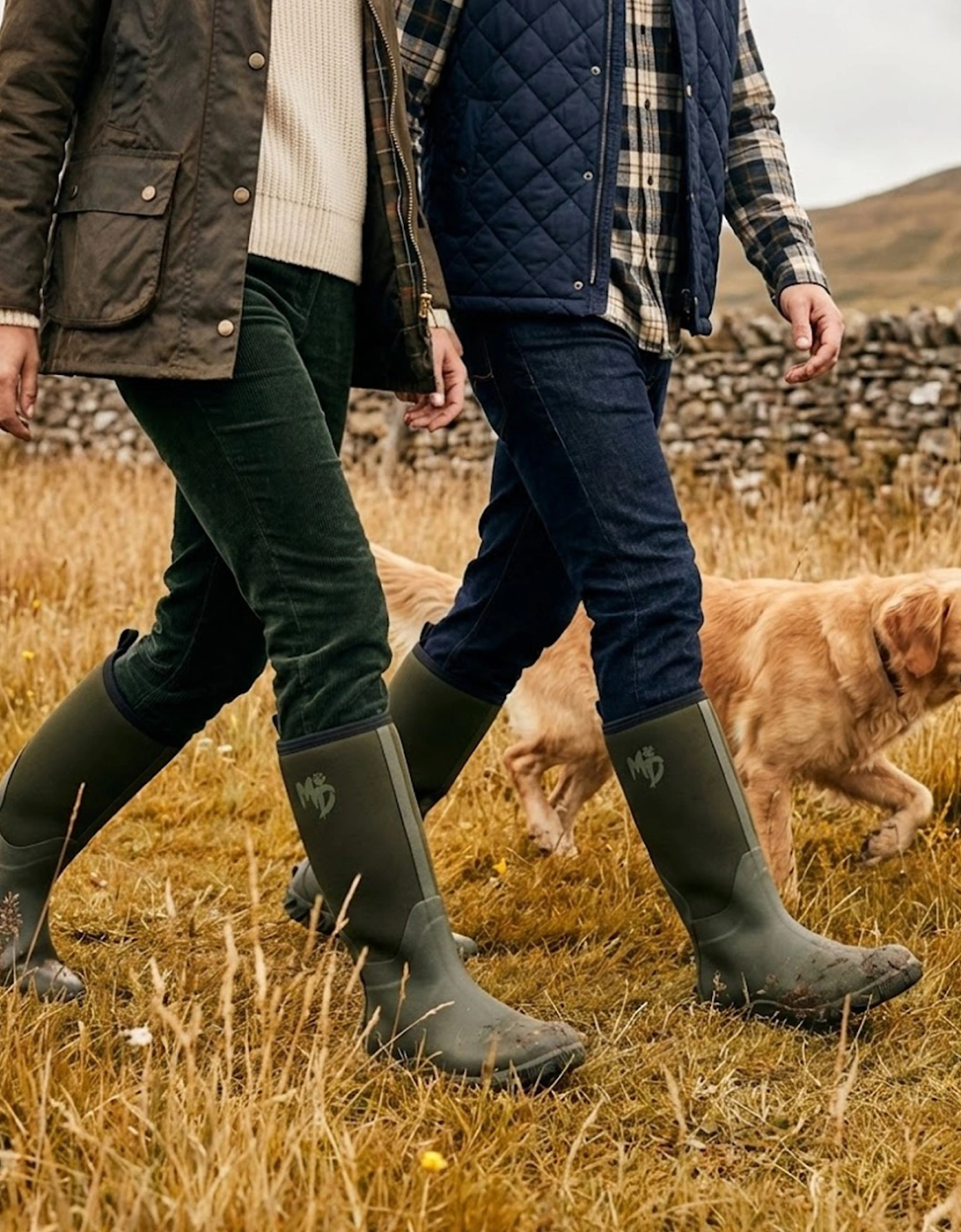 RUTLAND TALL Neoprene Wellies Olive