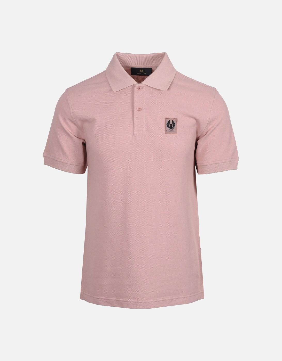 SHORT SLEEVE POLO SHIRT DUSK PINK, 4 of 3
