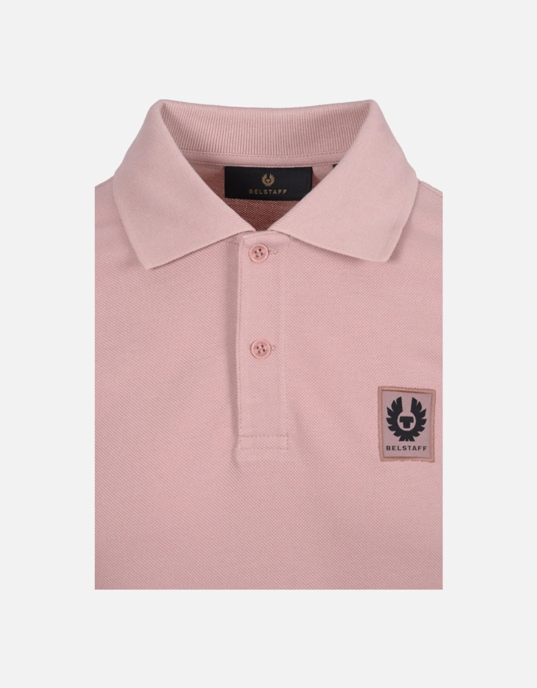 SHORT SLEEVE POLO SHIRT DUSK PINK