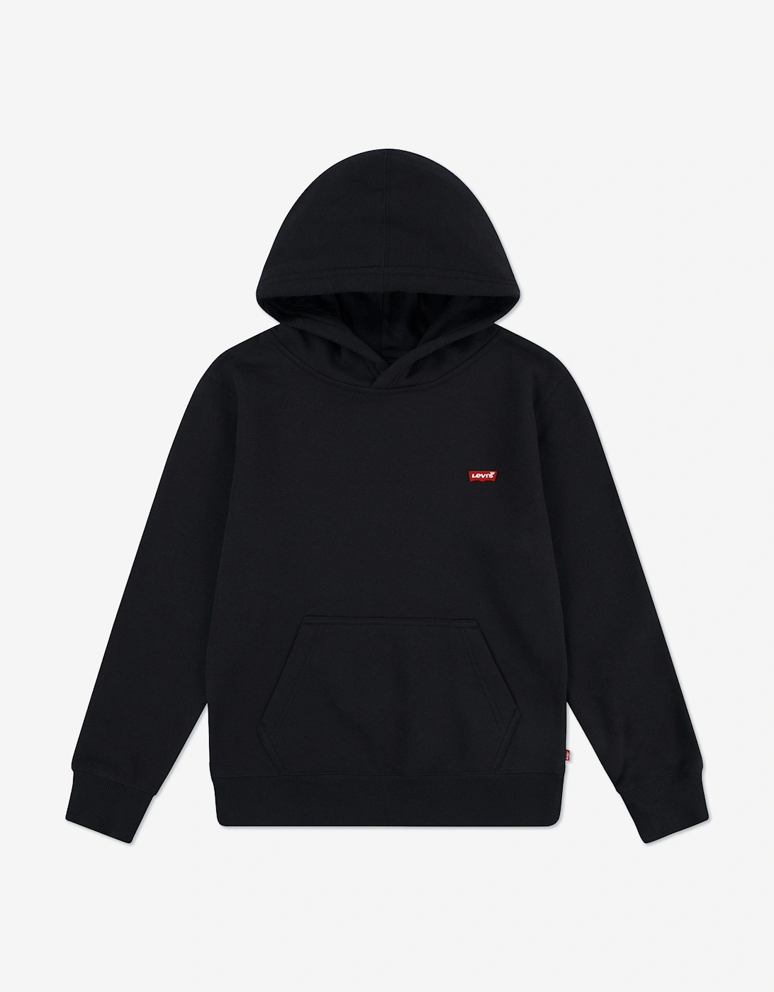 Boys Mini Batwing Hoodie in Black, 5 of 4