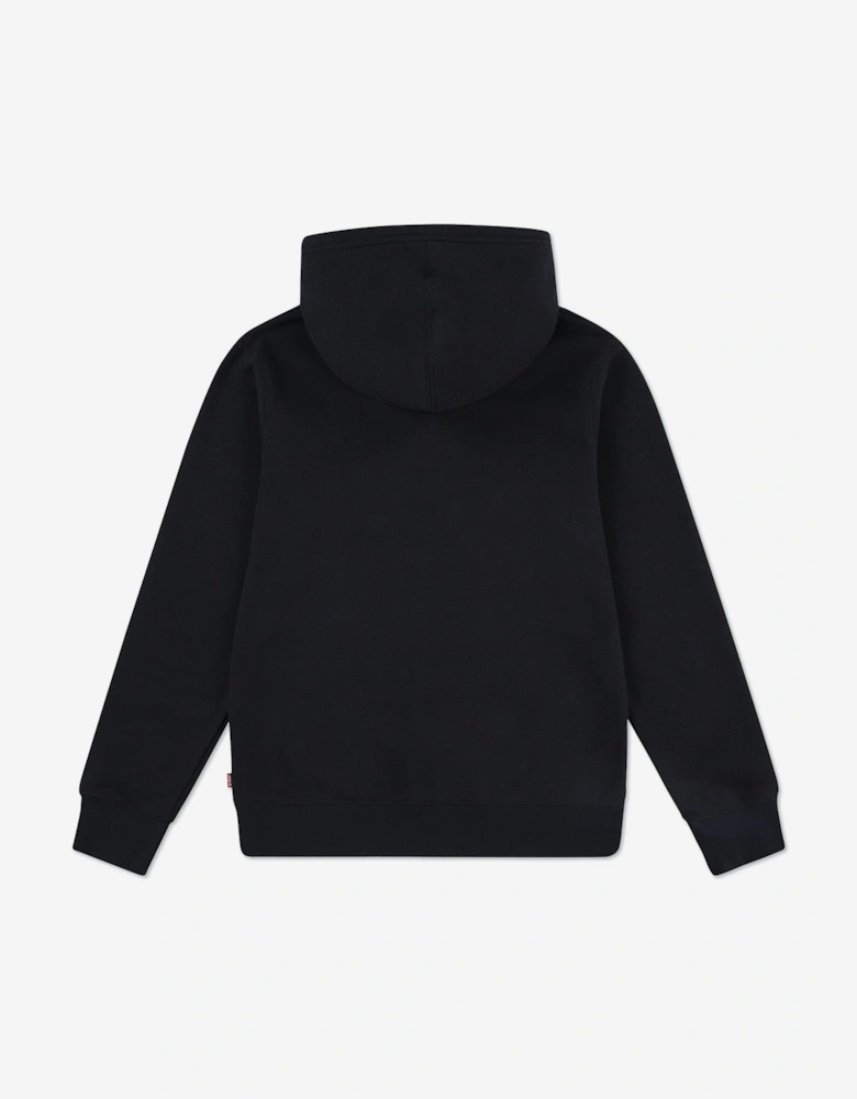 Boys Mini Batwing Hoodie in Black
