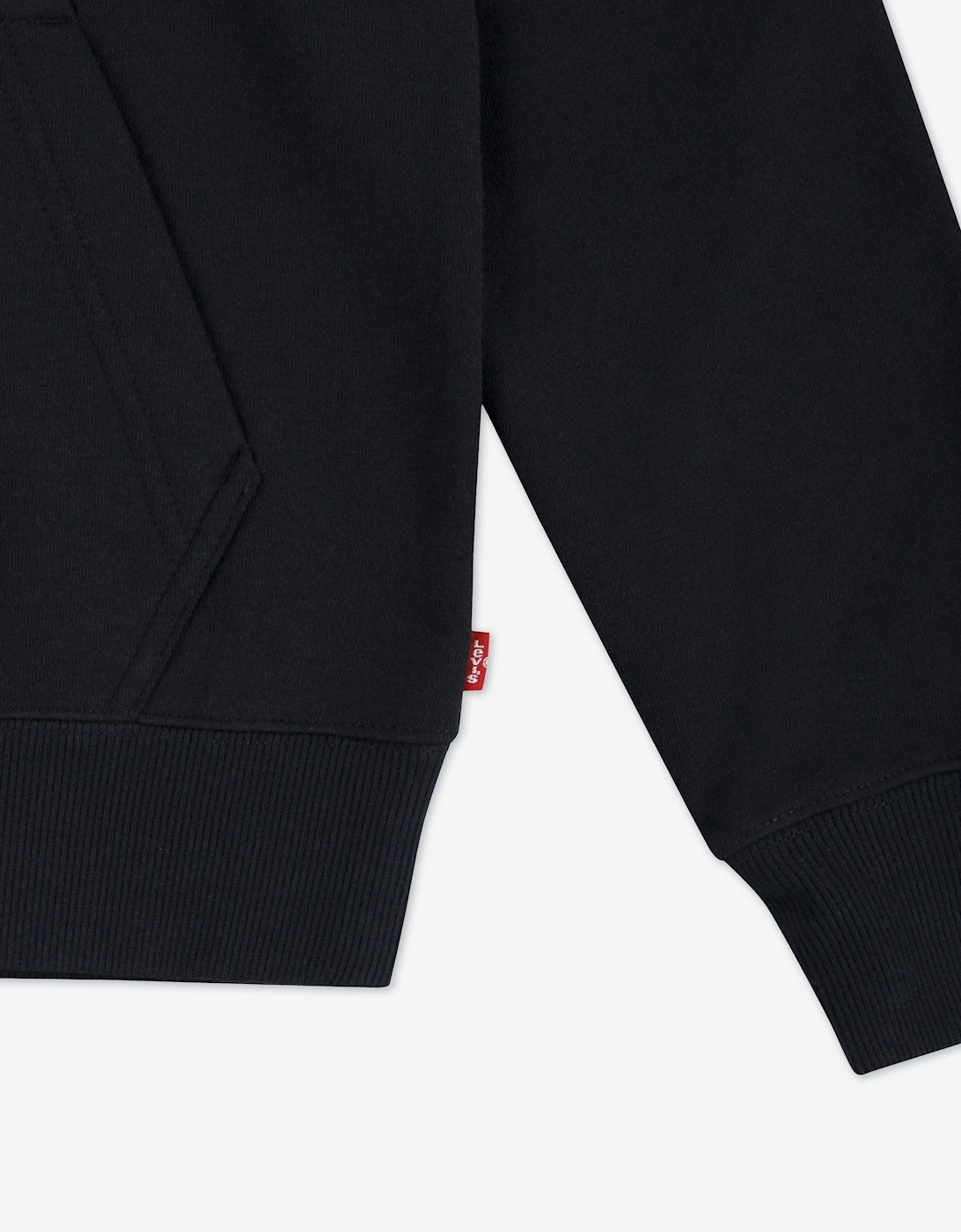 Boys Mini Batwing Hoodie in Black