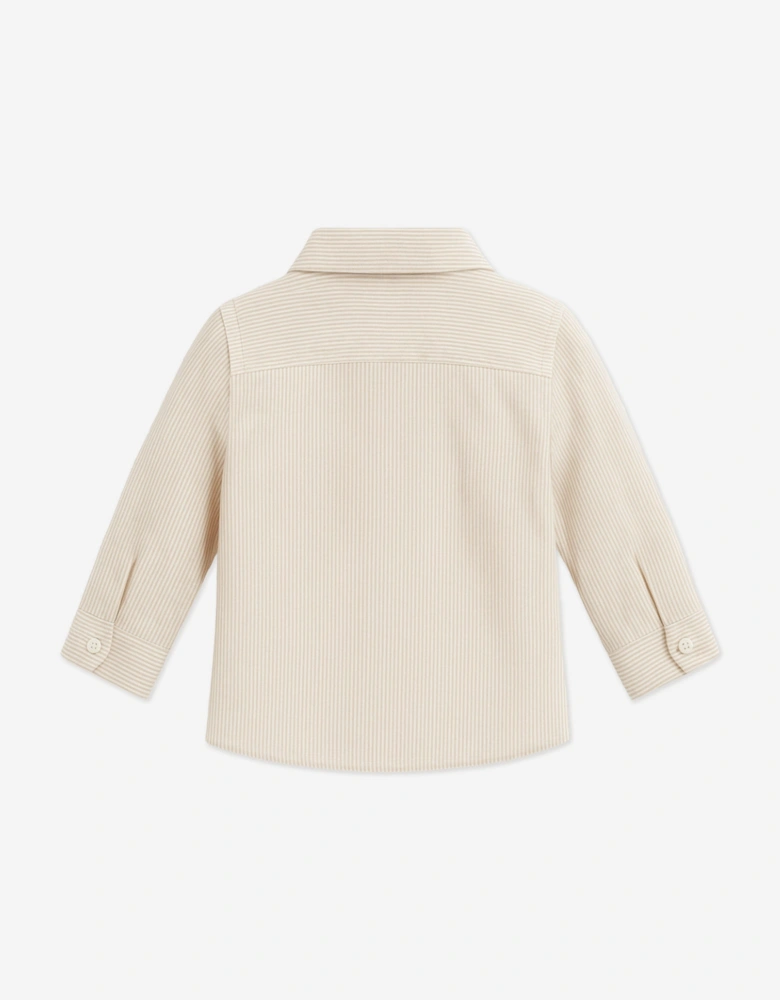 Baby Boys 4 Piece Trouser Set in Beige