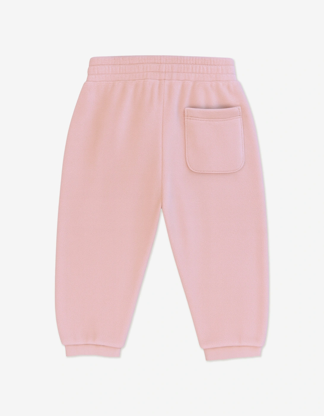 Baby Girls Cotton Fleece Tracksuit in Pink