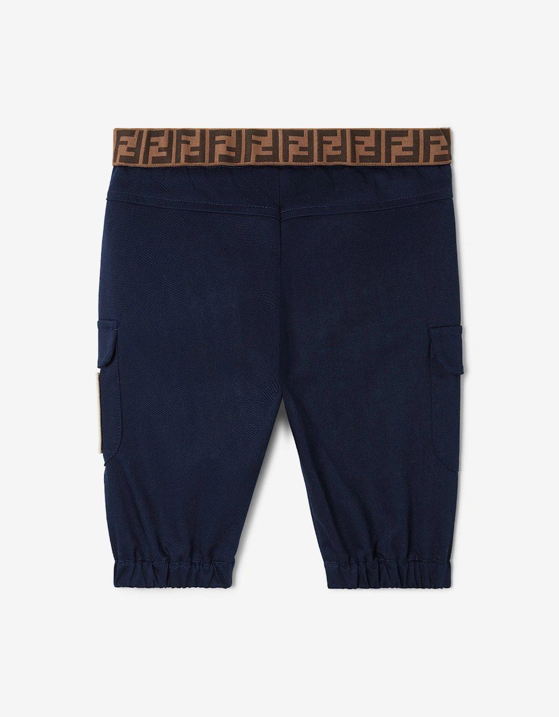 Baby Gabardine Trousers in Navy