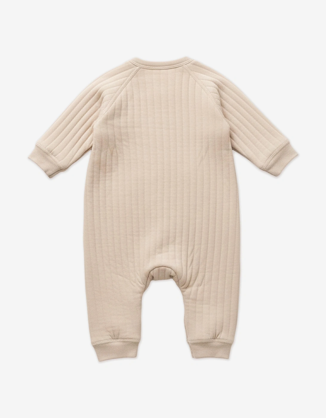 Baby The Teddy Bear Boucle Wrap Baby Grow Romper in Beige