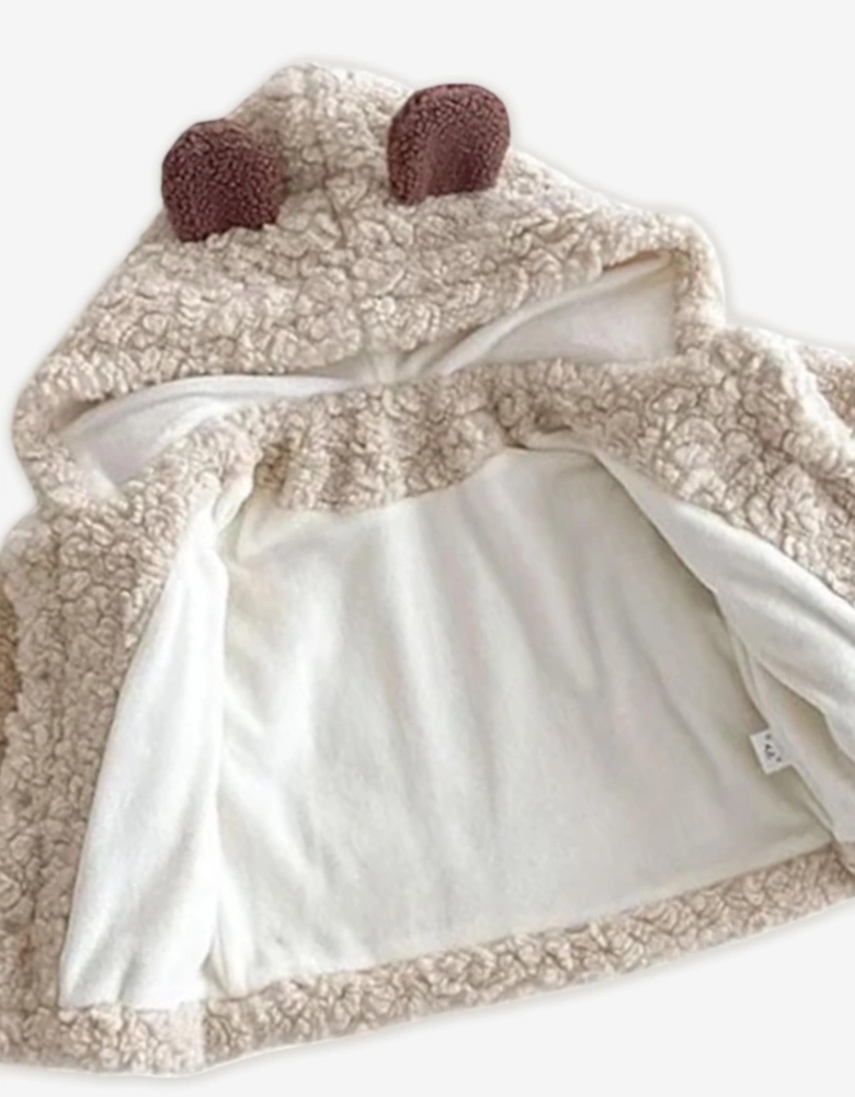 Baby The Fur Bear Winter Coat in Ivory