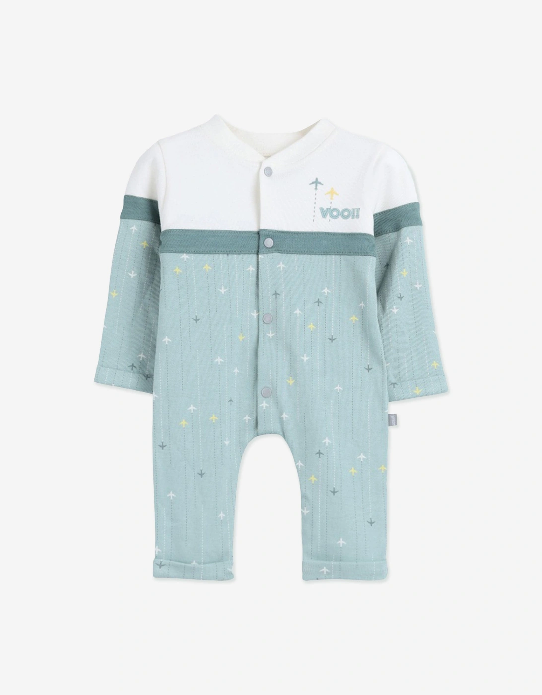 Baby Boys Knitted Overall in Green, 5 of 4