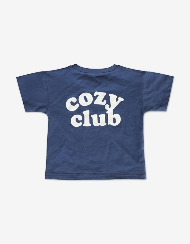 Kids Graphic T-Shirt in Navy
