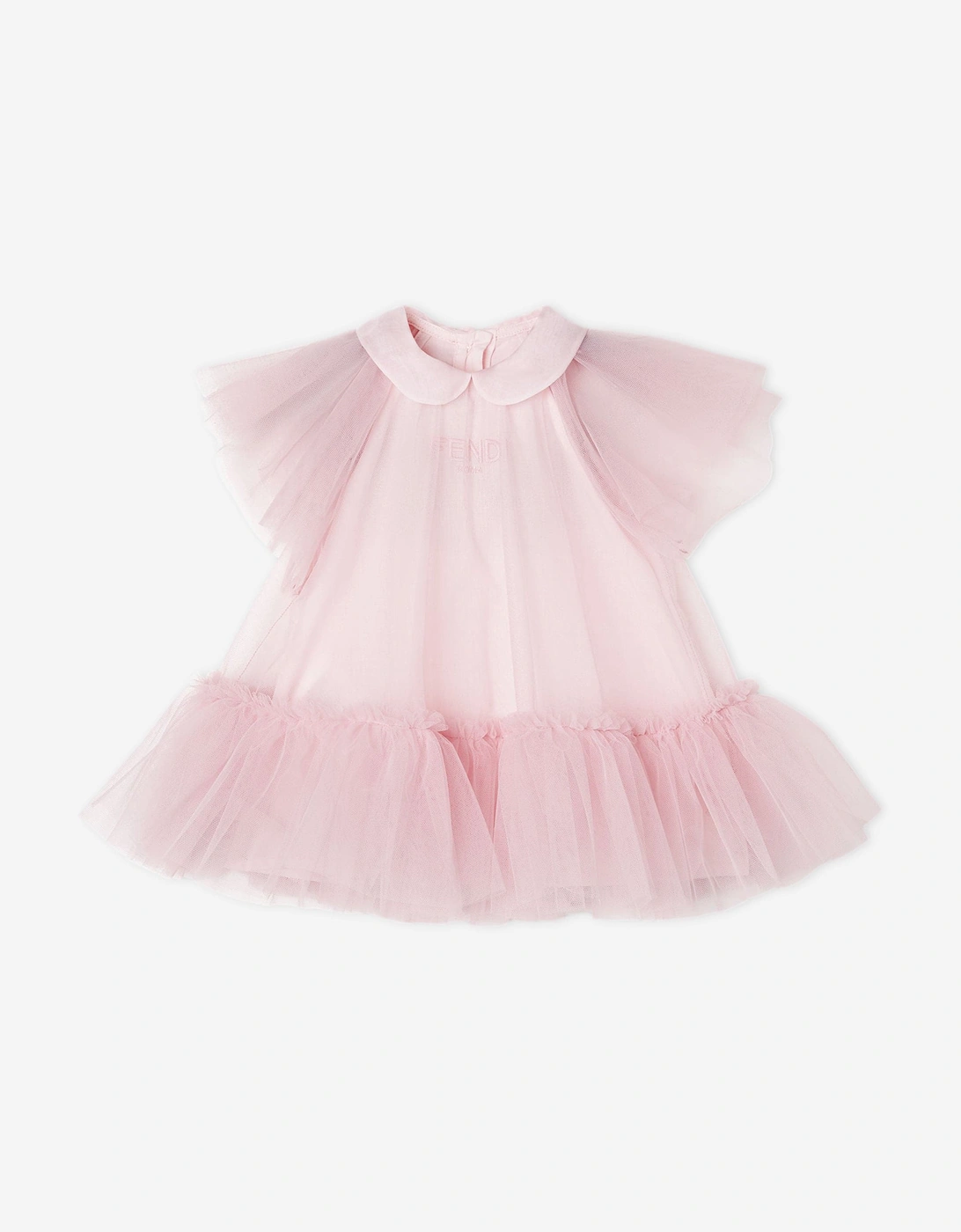 Baby Girls Tulle Dress in Pink, 4 of 3