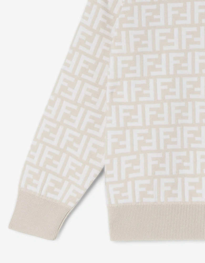 Kids FF Knitted Jumper in Grey