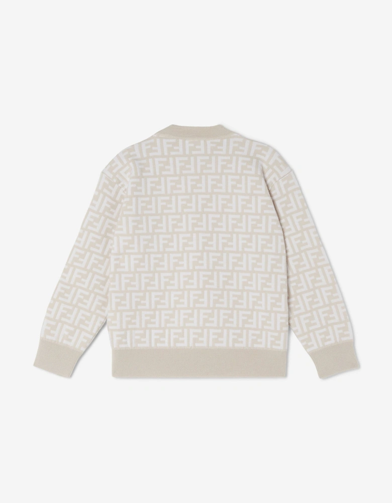 Kids FF Knitted Jumper in Grey