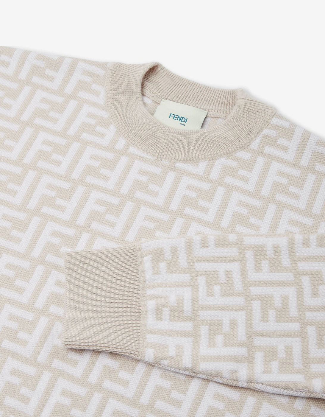 Kids FF Knitted Jumper in Grey