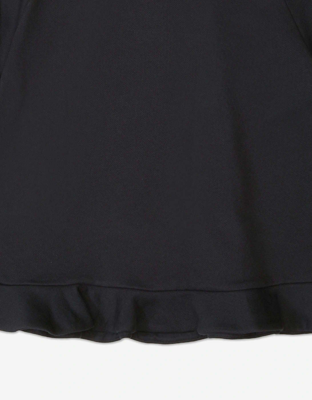 Girls Slogan Sweater Dress in Black