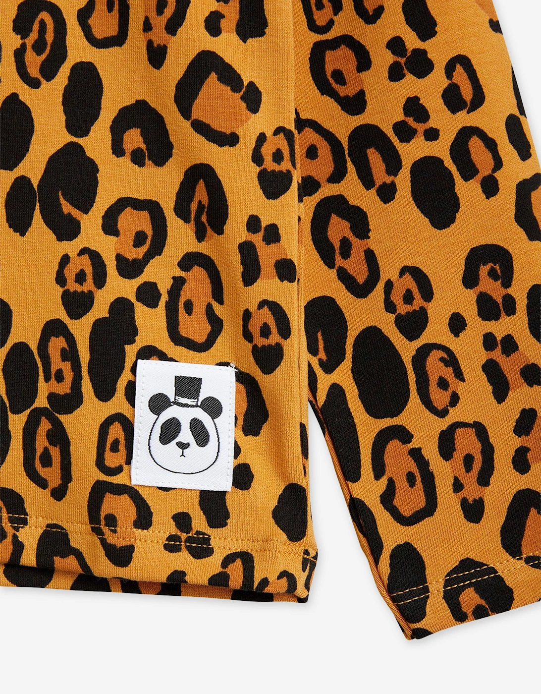 Girls Leopard Long Sleeve T-Shirt in Orange