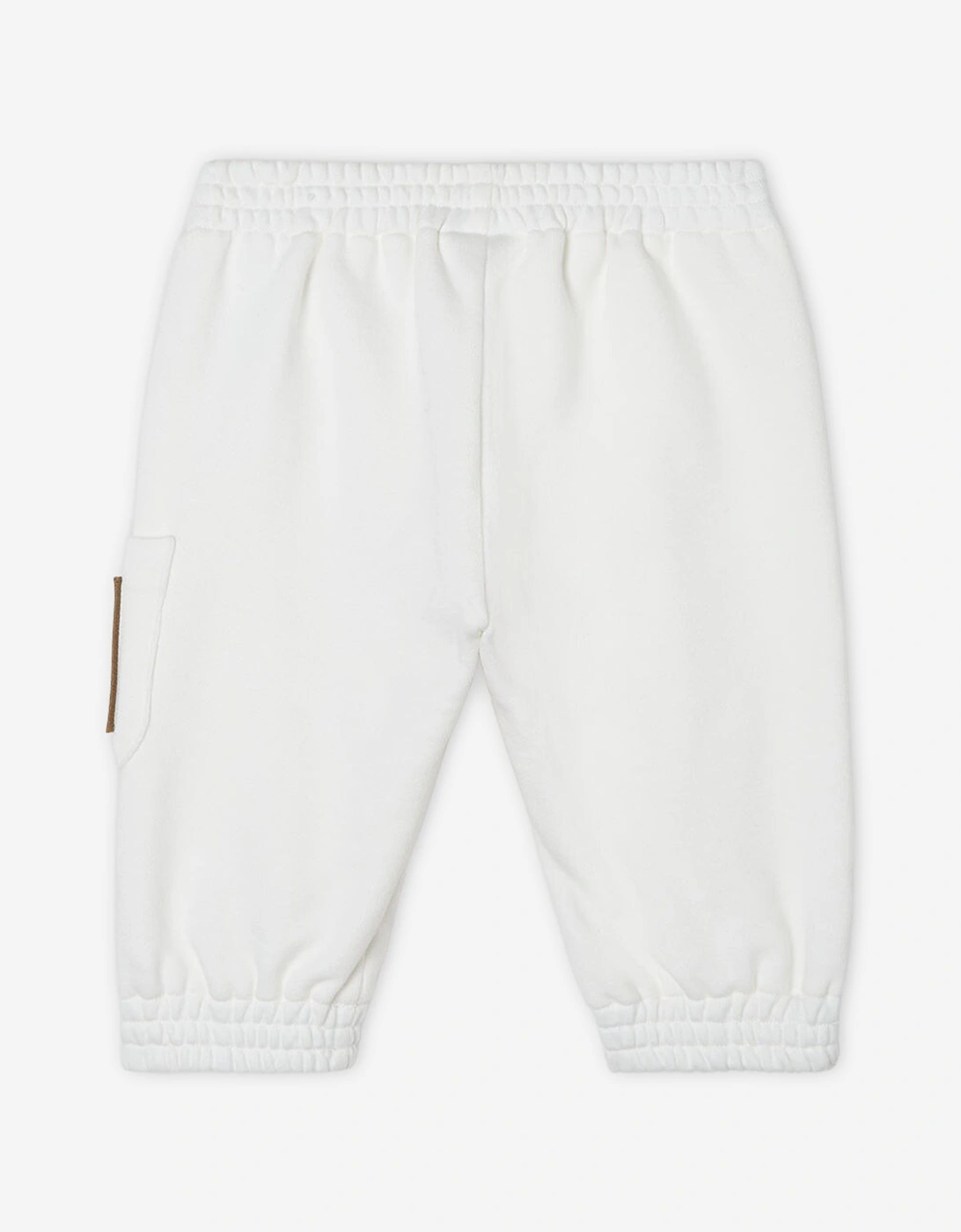 Baby Logo Pocket Joggers in White