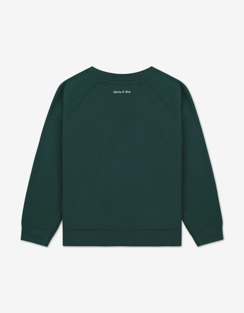 Kids Be Nice Sweatshirt in Green