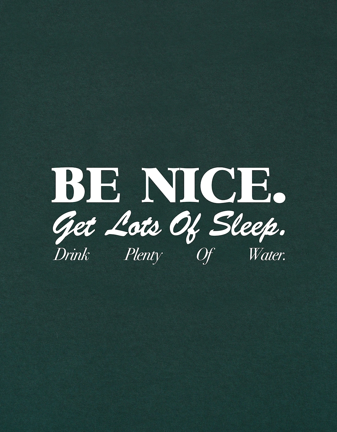 Kids Be Nice Sweatshirt in Green