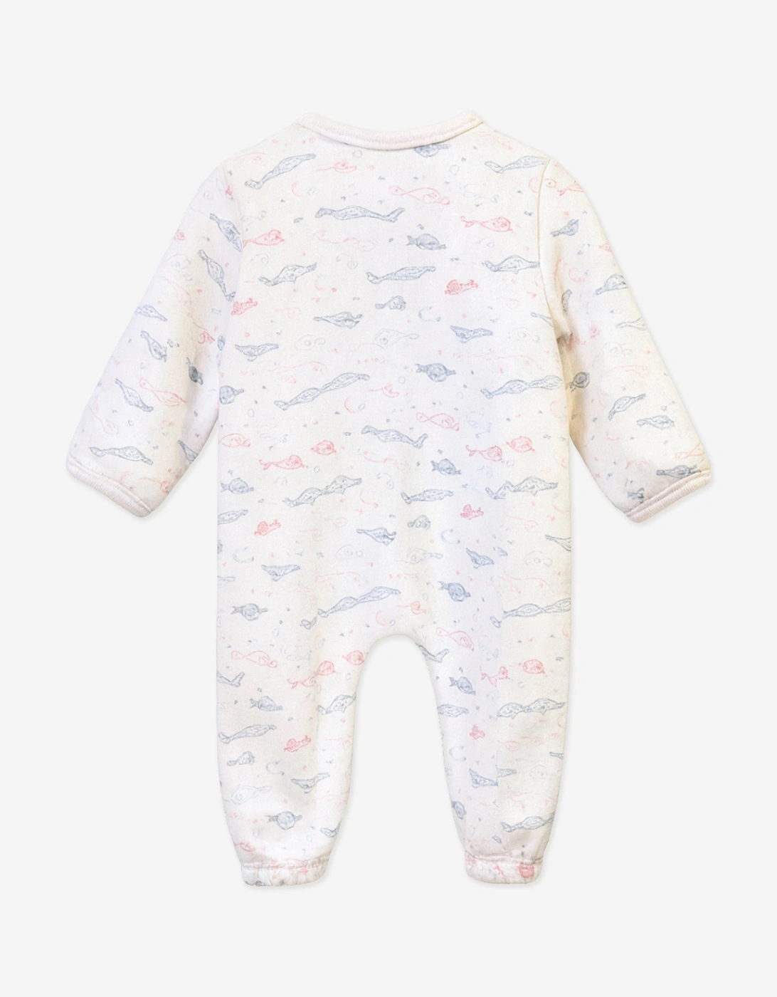 Baby Girls Patterned Romper in Pink