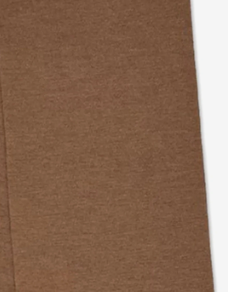 Kids Wool FF Logo Scarf in Brown