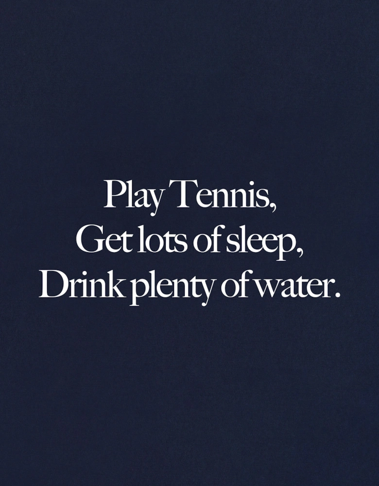 Kids Play Tennis T-Shirt in Navy