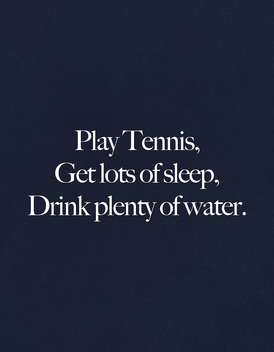 Kids Play Tennis T-Shirt in Navy