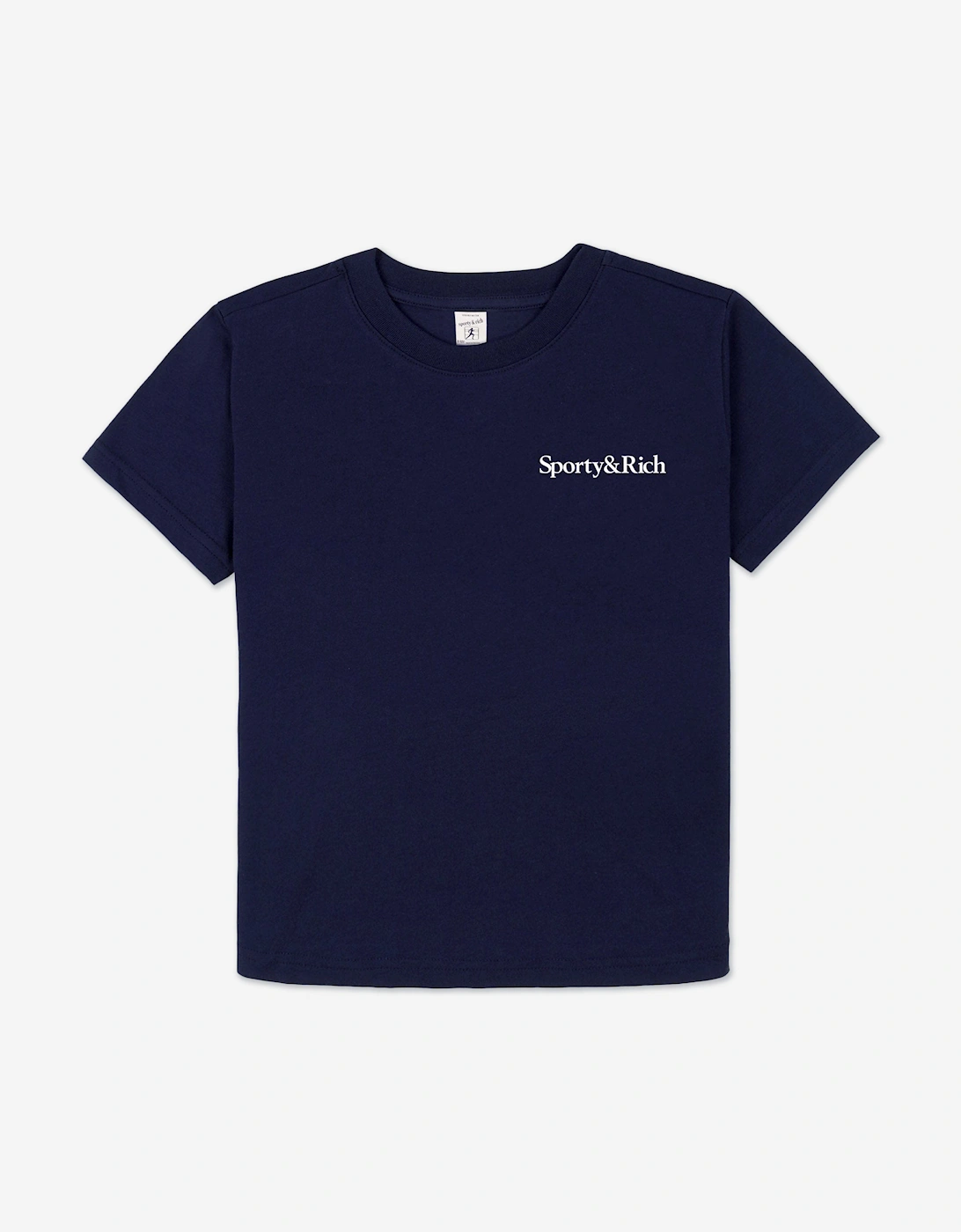 Sporty & Rich Girls Navy 'S Play Tennis T-Shirt In - Size: 8 Years/9 Years/10 Years Kids