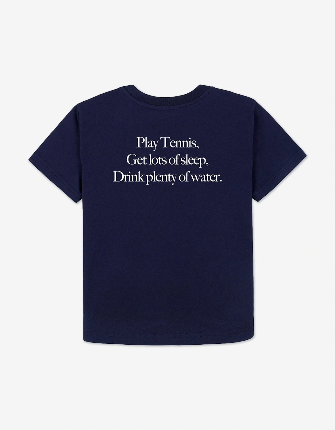 Kids Play Tennis T-Shirt in Navy