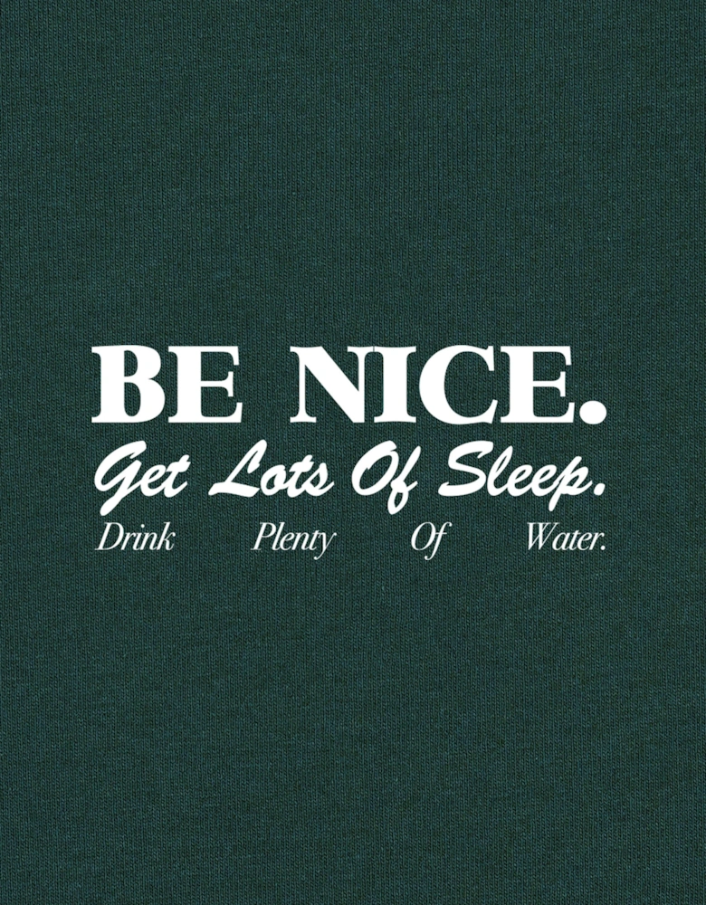 Kids Be Nice T-Shirt in Green