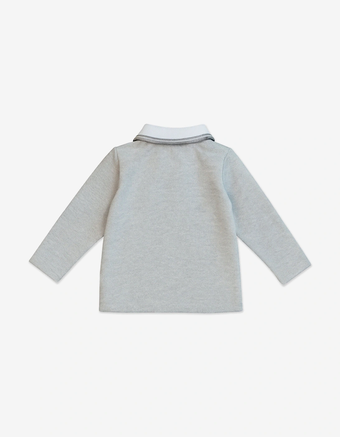 Baby Boys Polo Shirt and Trouser Set in Grey