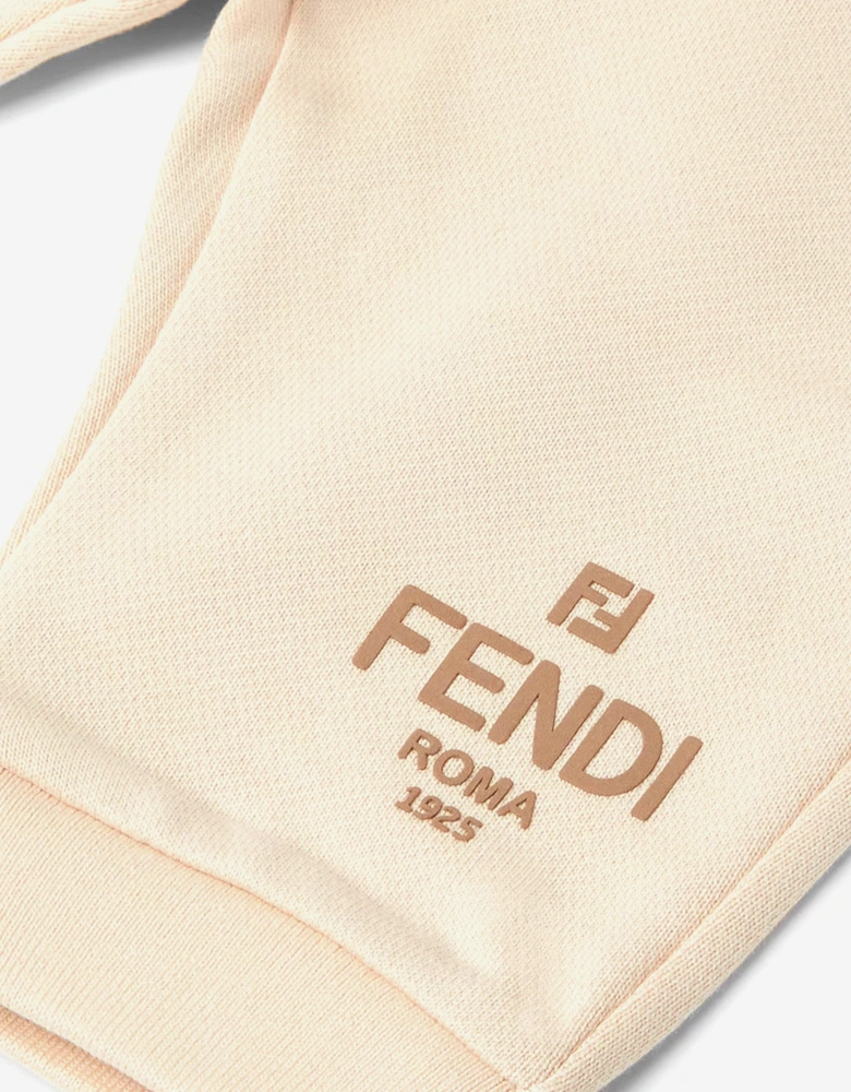 Baby Logo Joggers in Ivory