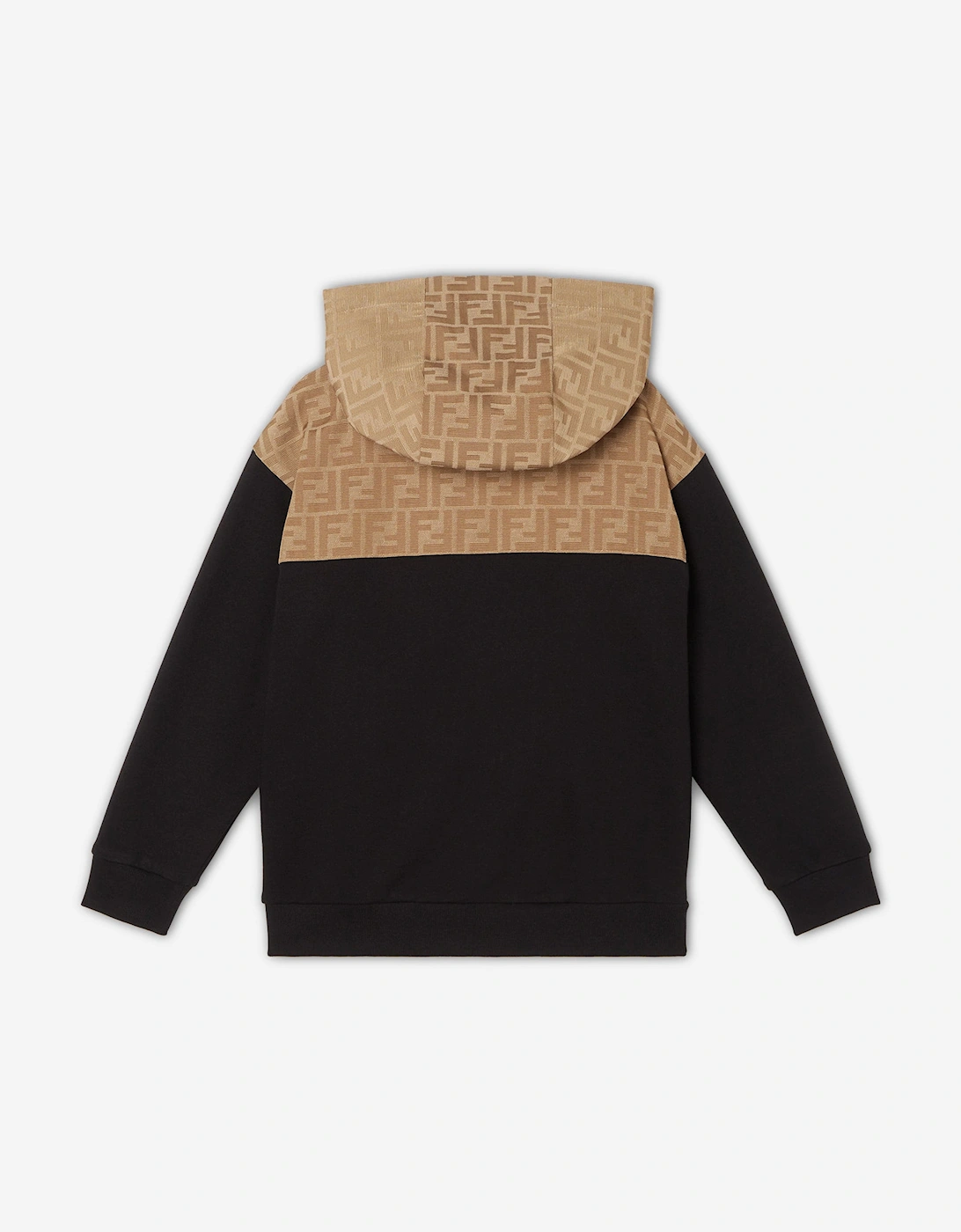 Kids FF Logo Zip Up Top in Black